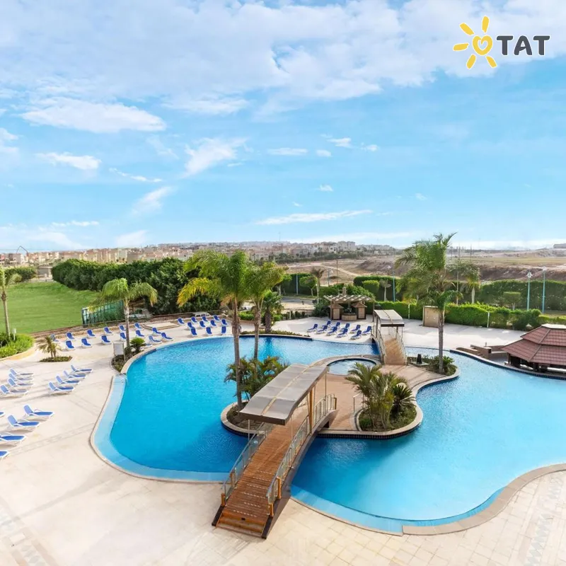 Фото отеля Radisson Blu Hotel & Convention Center 5* Aleksandrija Egiptas išorė ir baseinai