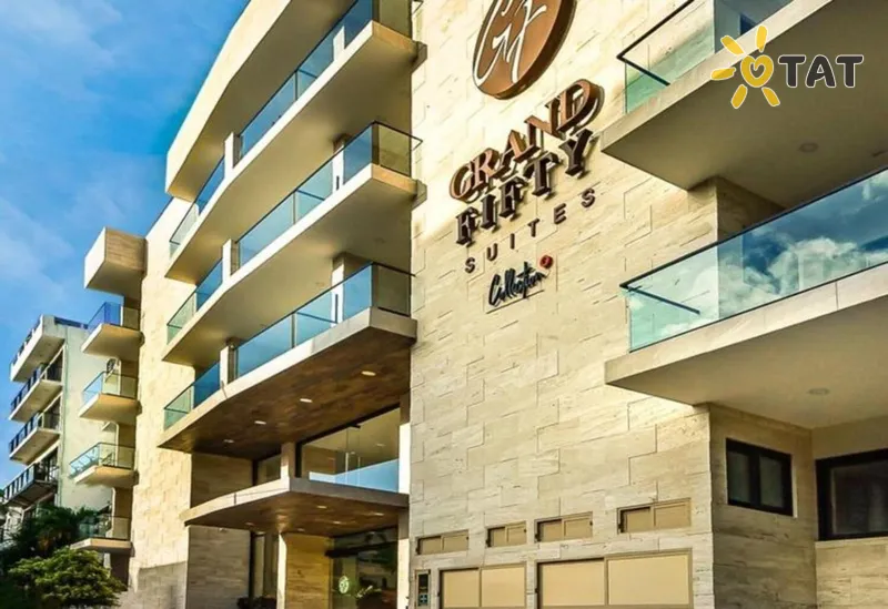 Фото отеля Grand Fifty Suites 5* Плая дель Кармен Мексика экстерьер и бассейны